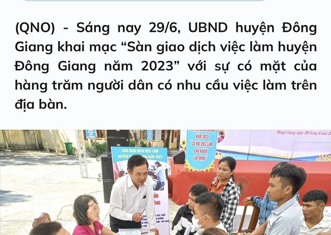 ĐEM CƠ HỘI XKLĐ CHO TUỔI TRẺ ĐỊA PHƯƠNG