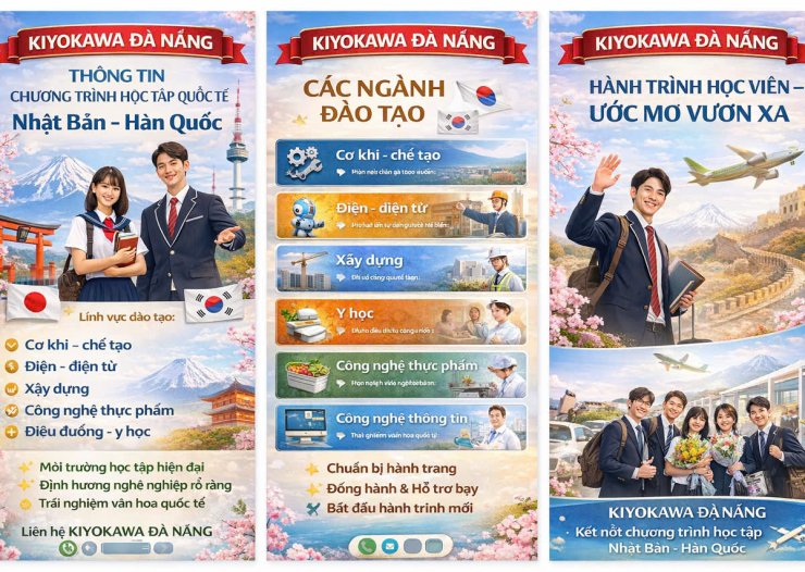 KIYOKAWA ĐÀ NẴNG – THÔNG BÁO TUYỂN SINH